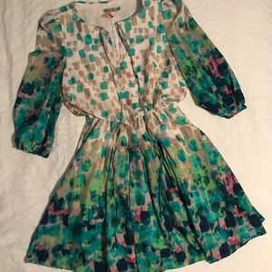 Eliza J Watercolor dress